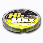 Леска Hi-Max F-Yellow, жёлтая 0.27мм 8 кг