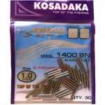 Трубка обжимная Kosadaka 1400BN 0.6мм (упаковка - 30шт)