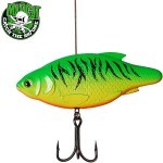 Блесна вертикальная MADCAT® INLINE RATTLER / 90g - FIRETIGER UV